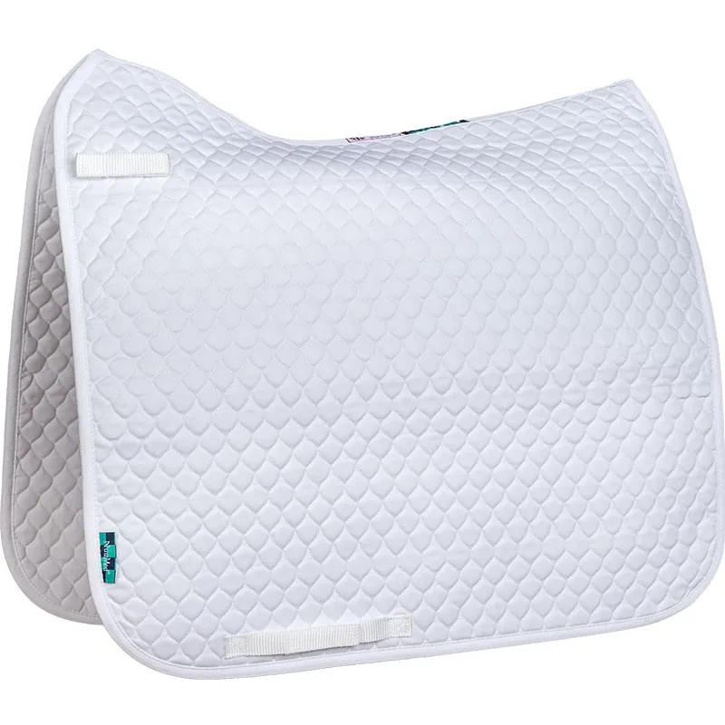 Nuumed High Wither Half Wool Saddle Pad SP01 Dressage White
